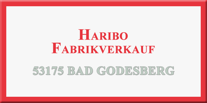 haribo fabrikverkauf bad godesberg