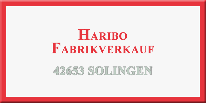 haribo fabrikverkauf soligen