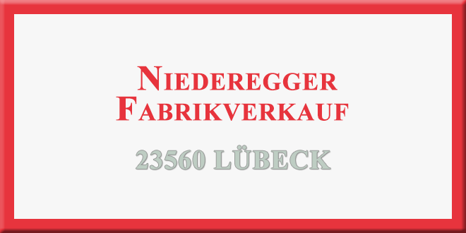 niederegger fabrikverkauf luebeck
