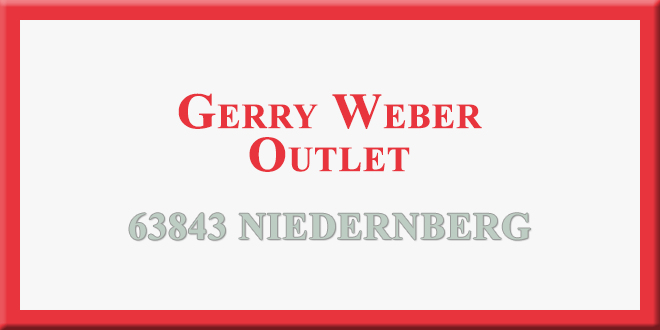 gerry weber outlet niedernberg